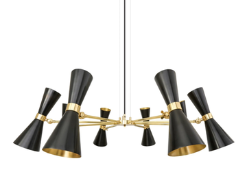 CAIRO 8 Arm - Brass chandelier by mullan lighting - view 2